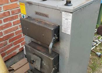 Piec kocioł na drewno i węgiel moc 23 kw