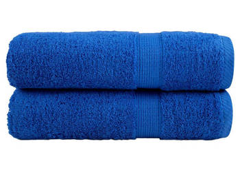 Ręczniki premium SOLUND 2 szt. niebieskie 50x100 cm WM-137185