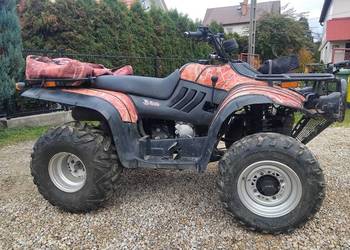 Duży quad Linhai 265 wyciągarka hak
