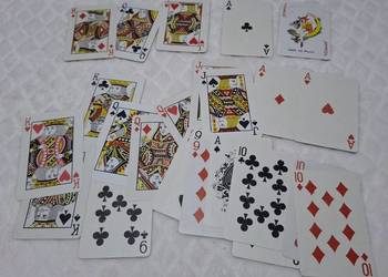Karty do gry, 9-As, czerwone, 24szt. (Kolekcje, hobby)