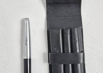 Kultowe Lamy 27 ze stalówką OB + Skórzane Etui Lamy | Vintage