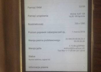 Telefon komórkowy HUAWEI ALE-L21, android 6z z etuii