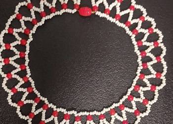 naszyjnik "kołnierzyk: z koralików