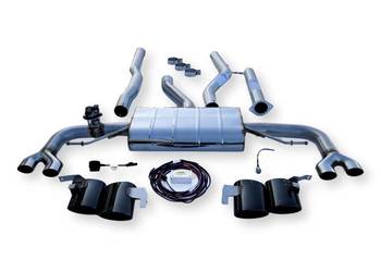 HEICO Volvo V90 S90 sportowy układ wydechowy 4-końcówki z klapą T5 T6