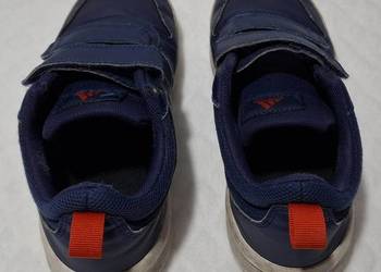 Buty sportowe, chłopięce na rzepy, Adidas, 34, 22,5cm, granatowe (Obuwie)