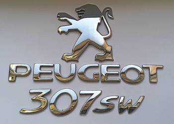 Napis emblemat Peugeot 307 sw 02-08r