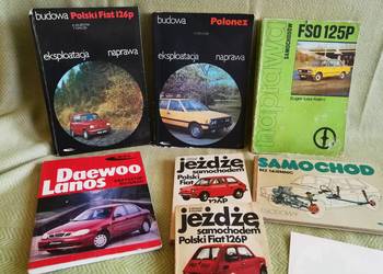 Książki Motoryzacyjne PRL – Fiat 125-126p, Polonez, Lanos + Gratis Kalkoman