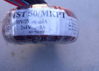 Transformator toroidalny 30V 2A i 2x2V 2A