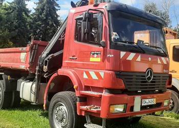 MERCEDES ATEGO 1828 Wywrotka Meiller 4X4 HDS HIAB