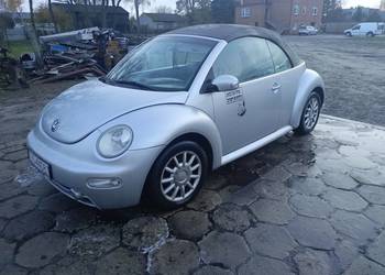 VW New Beetle cabrio 2.0 pb automat.2005r,tylko 132 tyś km.Stan dobry.