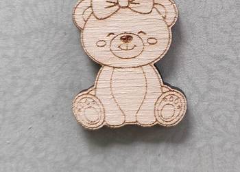 miś sklejka decoupage scrapbooking
