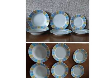 zastawa stołowa zestaw talerzy głęboki płaski deserowy Bentley