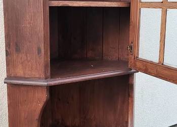 Szafka narożna drewniana.