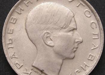 JUGOSŁAWIA 10 DINAR 1938 - PIOTR II - STAN MENNICZY -