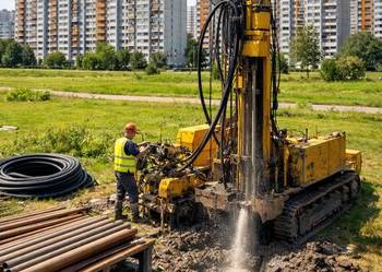 Gruntowe pompy ciepła Leszno odwierty, dokumentacja Nibe Thermia Stiebel