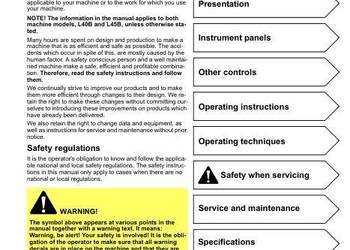 Volvo L40B L45B instrukcja obsługi DTR PL