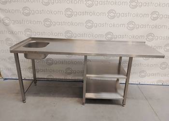 STÓŁ BAROWY ZE ZLEWEM 210X70X85