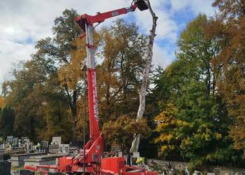 Usługi Wynajem Zwyżka 23m na gąsienicach