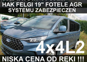 Ford Tourneo Custom L2 170KM Hak Fotele AGR Systemy Bezpieczeństwa Od ręki…