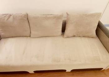 Sofa Black Red White
