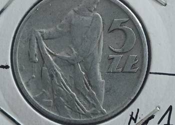 5 złotych Rybak 1958 r. - nr.1 - Skrętka