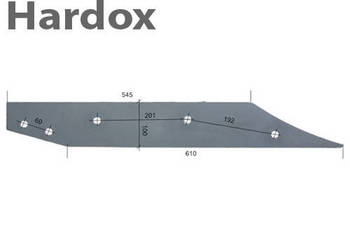 Płoza długa HARDOX 27340901/L części do pługa RABEWERK