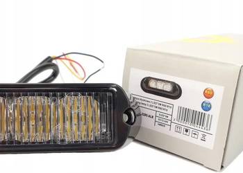 Lampa stroboskopowa błyskowa 3 Led 9W 12-24V R65 R10  L2285-ALR