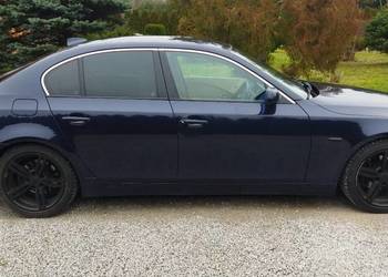 BMW E60 530i skóra elektryka 18"alu Anglik sprawny rej pl