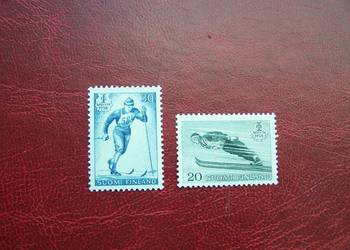 Finlandia 1958 MNH Mi. 489/90 Sport Narciarstwo
