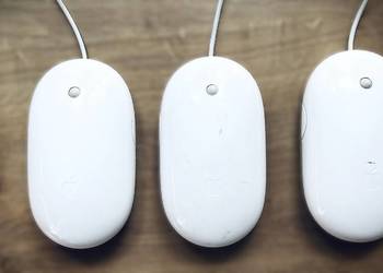 Myszki Apple Mighty Mouse A1152 USB – Zestaw 3 szt.