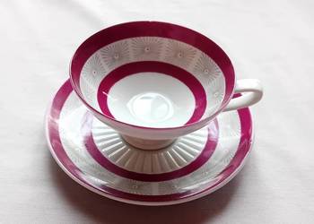 Filiżanka duo, von Schierholz-Plaue. Sygnatura z okresu 1930-72.