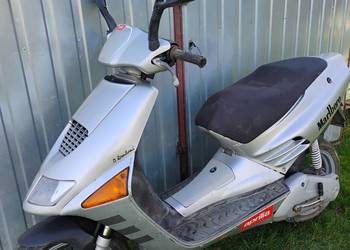 Skuter Aprilia LC 50 srebrny