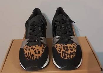Sneakersy damskie w panterkę Be Gold rozm.40