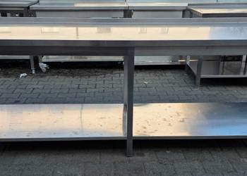 Stół Gastronomiczny Z Półką 240/70/85 cm - M.1538 N