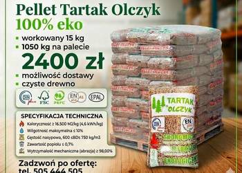 Pellet Tartak Olczyk workowany 15 kg