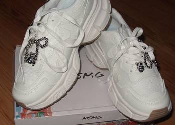 Adidasy _Sneakersy ozdoby Miś kokardka siateczka r.38 /24 cm