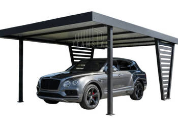 Carport V PREMIUM 4,3x5m Wypełnienie panelami Wiata samochodowa TS1252