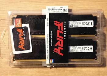 Pamięć RAM DDR5 6400 MHz CL32 Kingston FURY Beast 64GB (2x32GB) EXPO XMP Gw