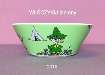 Muminki MISECZKA Moomin Arabia Finland - WŁÓCZYKIJ zielony - z naklejką