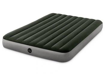 Materac duży dmuchany 203x152 cm dwuosobowy elektryczna pompka gratis INTE…