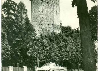 Pocztówka Ostrzeszów Wieża Gotyckiego Zamku