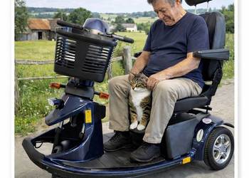 Skuter inwalidzki elektryczny PRIDE VICTORY dla seniora TERENOWY mocny