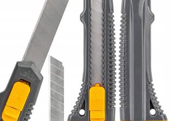 Nóż do tapet nożyk tapicerski ostrze tapeciak 18mm wysuwane łamane