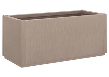 Donica ogrodowa jasnobrązowa 80x36x35 cm PP WM-368778
