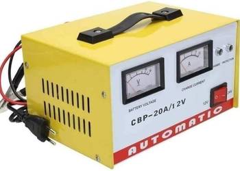 Prostownik Samochodowy CBP-20A/12V | Woltomierz Amperomierz BOX