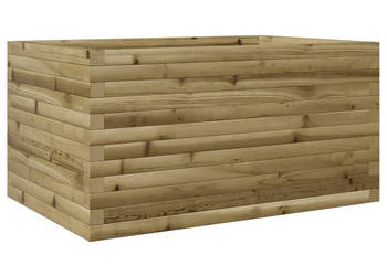 Donica ogrodowa 90x60x46 cm impregnowane drewno sosnowe WM-3282458
