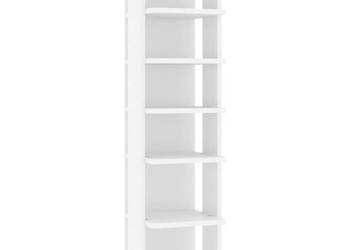 vidaXL Szafka na buty, biały, 27,5x27x102 cm(SKU:808485)