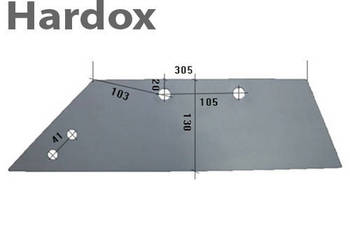 Lemiesz 300hektarów HARDOX Junior/L części do pługa SUKOV