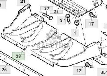 John Deere 9780CTS 9780HM 9780 CTS Blacha AH130477