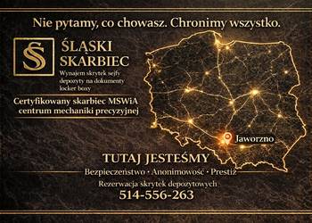 Wynajem skrytek depozytowych śląsk,bezpieczny magazyn